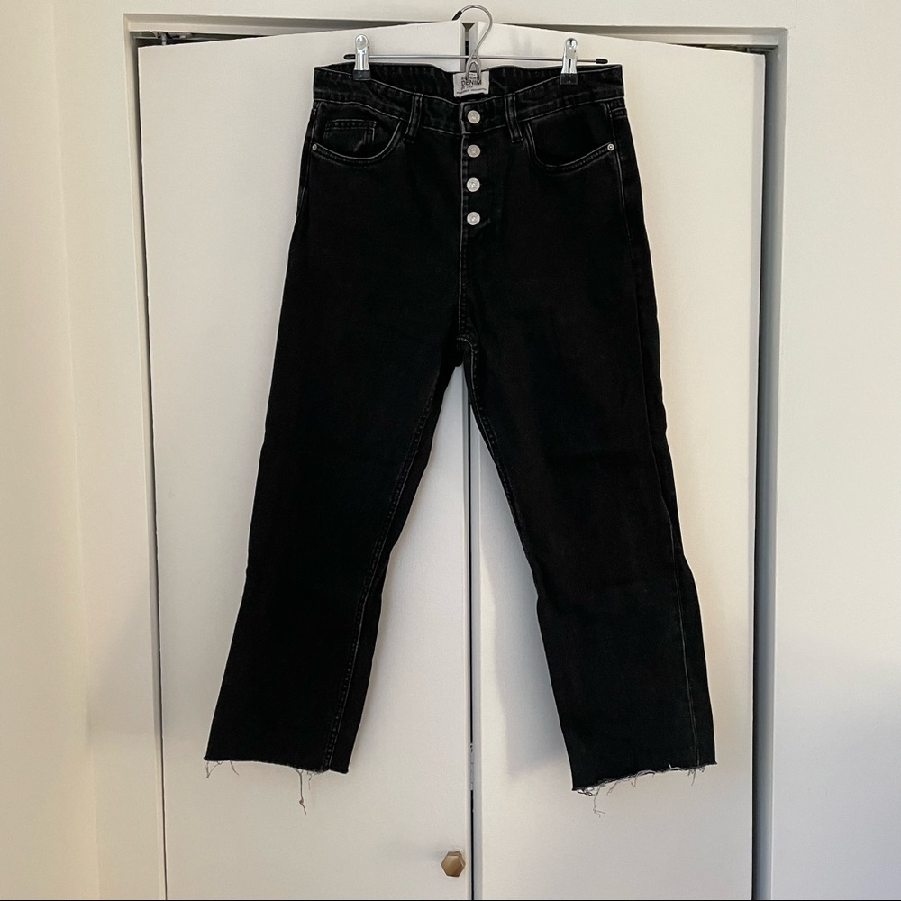 Zara Black Straight Leg Jeans